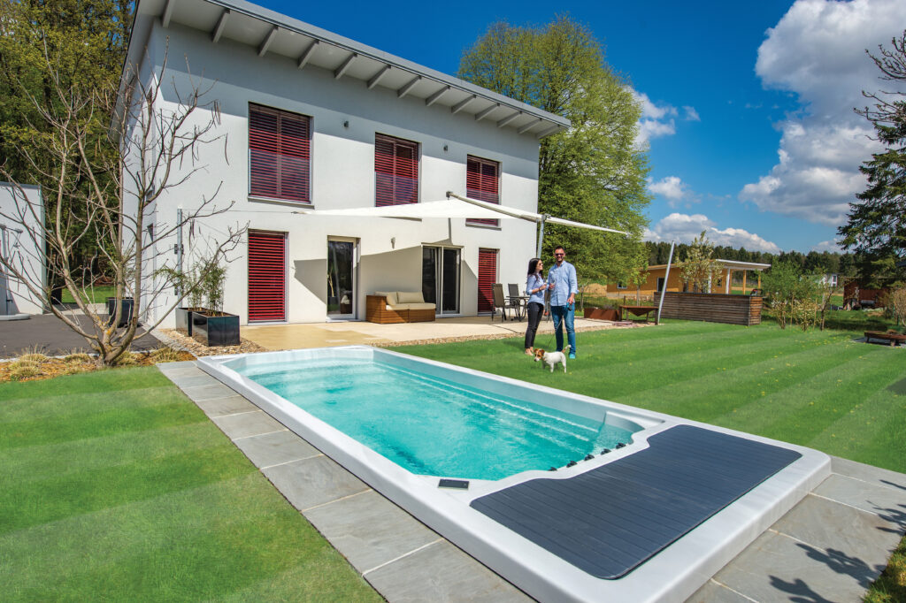 backyard swim spa